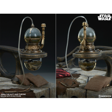 Star Wars: Épisode VI Le Retour du Jedi Jabba the Hutt avec son Trône version Deluxe Sideshow Collectibles 100410