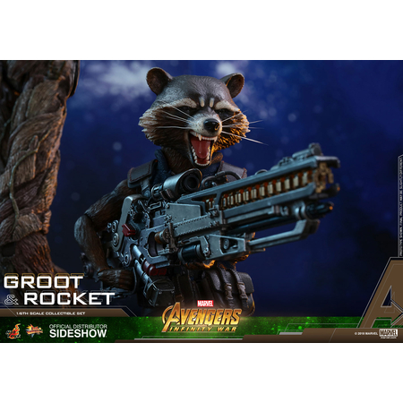 Avengers: Infinity War Groot et Rocket Série Movie Masterpiece figurines échelle 1:6 Hot Toys 903423