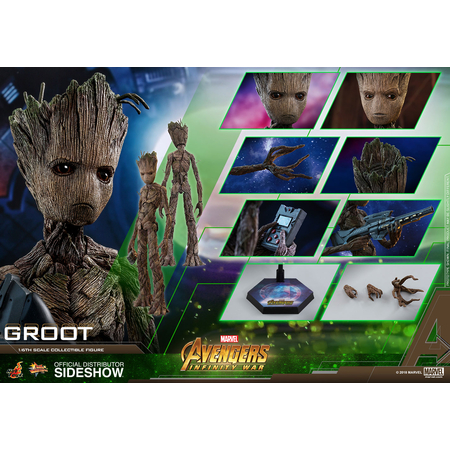 Avengers: Infinity War Groot Série Movie Masterpiece figurine échelle 1:6 Hot Toys 903424