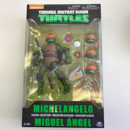 Teenage Mutant Ninja Turtles (TNMT) Nickelodeon Spin Master Lot de 4 figurines 7 po Leonardo Donatello Raphael Michelangelo Playmates Toys
