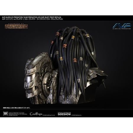 AVP: Alien vs Predator (2004) Scar Predator Prop Replica Buste grandeur nature échelle 1:1 CoolProps 903453