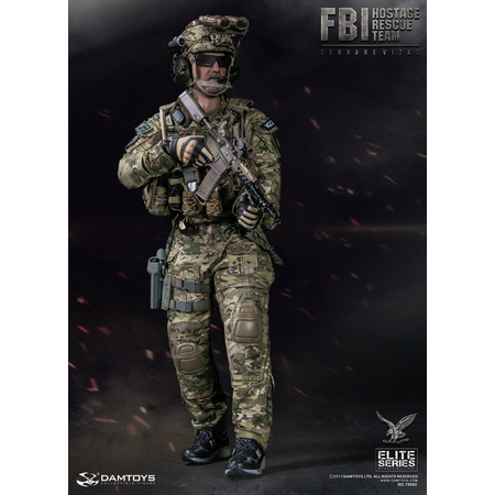 FBI HRT Agent Hostage Rescue Team figurine 1:6 Damtoys 78042