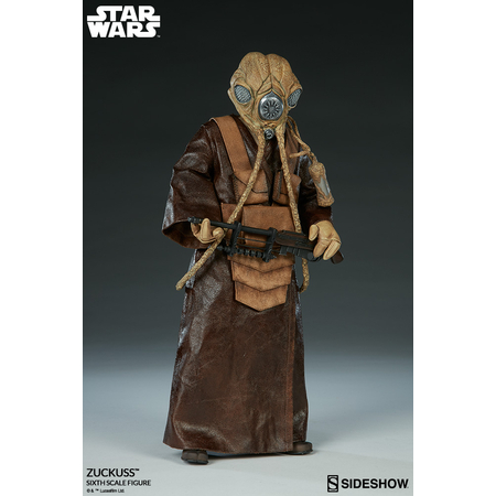 Star Wars Zuckuss bounty hunter figurine 1:6 Sideshow Collectibles 100316