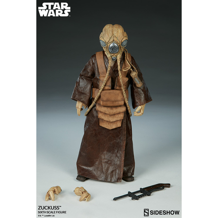 Star Wars Zuckuss bounty hunter figurine 1:6 Sideshow Collectibles 100316