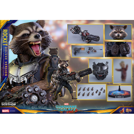 Guardians of the Galaxy Volume 2 Rocket Deluxe Version figurine échelle 1:6 Hot Toys 902965