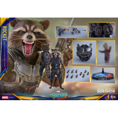 Guardians of the Galaxy Volume 2 Rocket 1:6 scale action figure Hot Toys 902964
