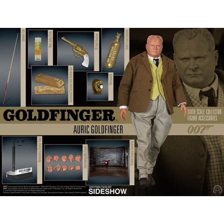 James Bond Auric Goldfinger figurine échelle 1:6 BIG Chief Studios 902967