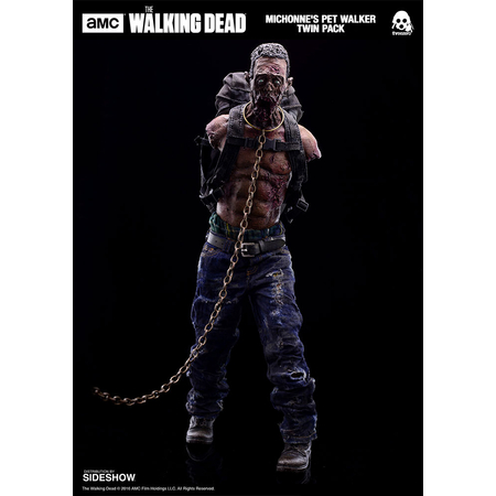 The Walking Dead Michonnes Pet Walker Twin Pack figurines échelle 1:6 Threezero 902992