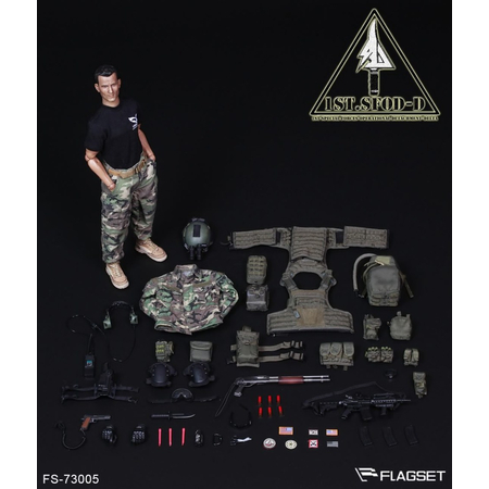 Delta Special Forces figurine échelle 1:6 Flag Set FS-73005