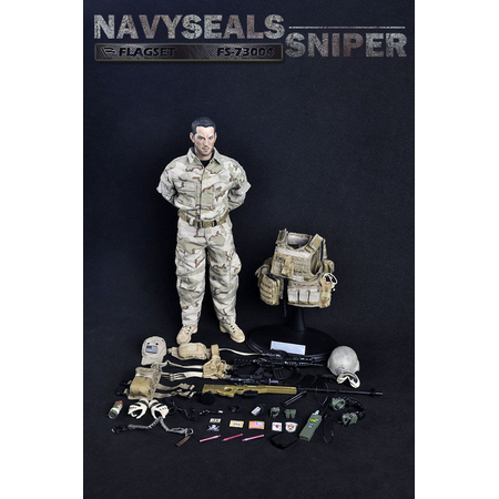 US Navy Seals Sniper figurine échelle 1:6 Flagset FS-73004