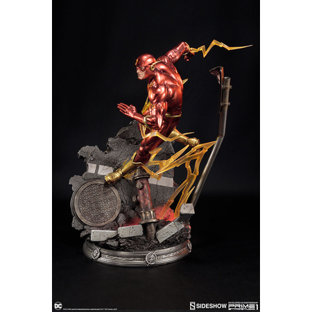 Justice League New 52 The Flash statue Sideshow Collectibles 200516