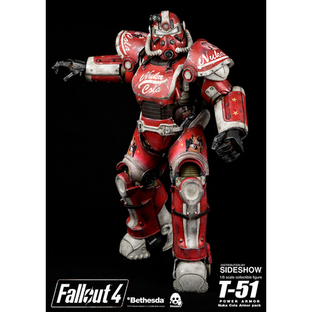 Fallout 4 T-51 Power Armor Nuka Cola Armor Pack for 1:6 scale action figure Threezero 903155