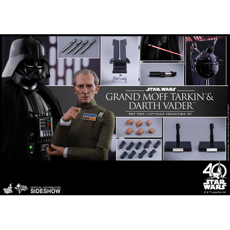 Star Wars Épisode IV: A New Hope Grand Moff Tarkin et Darth Vader Hot Toys 903162