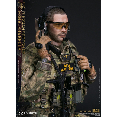 Russian Spetsnaz FSB Alpha Group A (version de luxe) figurine échelle 1:6 Dam Toys 78047A