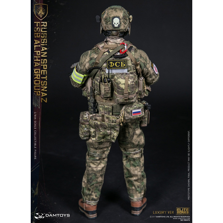 Russian Spetsnaz FSB Alpha Group A (version de luxe) figurine échelle 1:6 Dam Toys 78047A