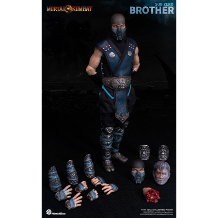 Mortal Kombat Sub Zero Brother édition limitée figurine échelle 1:6 WorldBox