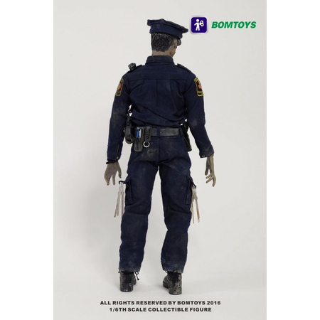 Officer Zombie figurine échelle 1:6 Bomtoys