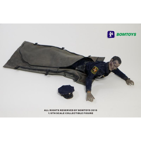 Officer Zombie figurine échelle 1:6 Bomtoys