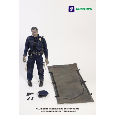 Officer Zombie figurine échelle 1:6 Bomtoys