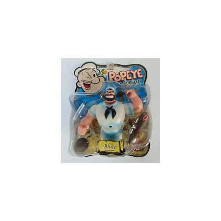 Popeye Bluto Sea Hag Pappy lot de 4 figurines Mezco 44010