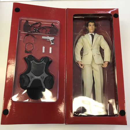 Black Wolffe WITSEC Agent Crimson Witness security 12 in action figure (red box) Triad Toys