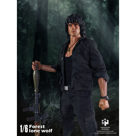 Forest Lone Wolf (style Rambo) figurine échelle 1:6 Haoyutoys ZH004