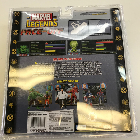 Marvel Legends Face-Off Arch-enemies The Hulk VS The Leader Toy Biz 71337
