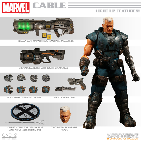 One:12 Collective Marvel Cable Mezco Toyz 76860