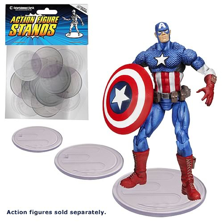 Action Figure Stands Case - Clear