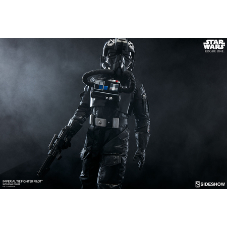 Star Wars: Rogue One Imperial Tie Fighter Pilot figurine échelle 1:6 Sideshow Collectibles 100416