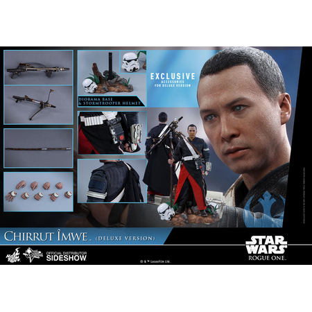 Star Wars Rogue One: A Star Wars Story Chirrut Îmwe (Deluxe Version) Sixth Scale Figure Hot Toys 902913