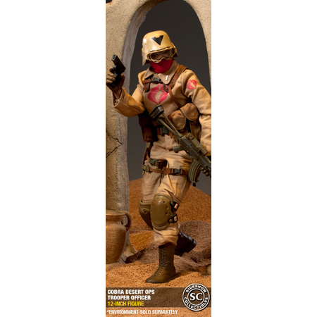 G.I. Joe Cobra Desert Ops Trooper Officer exclusive figurine 12 po Sideshow 100079
