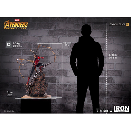 Iron Spider-Man Statue by Iron Studios Avengers: Infinity War - 1:4 Legacy Replica 903767