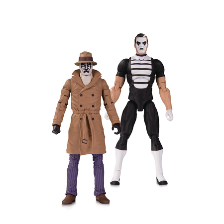 {[en]:Doomsday Clock - Rorschach & Mime 2-pack 7-inch action figures DC Collectibles