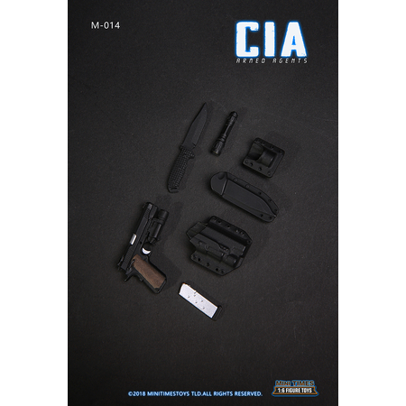 CIA Agent Armé MT-014A figurine 1:6 Mini Times MT-014A