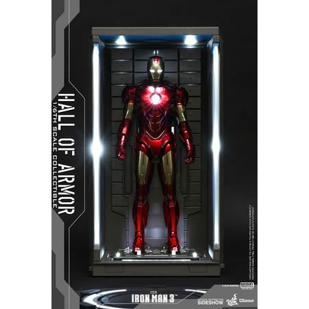 Hall of Armor Diorama Iron Man 3 pour figurines 1:6 Hot Toys 904263