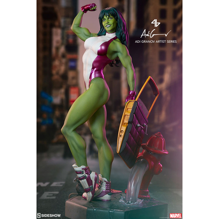She-Hulk Adi Granov Série Artistes Statue Sideshow Collectibles 300672