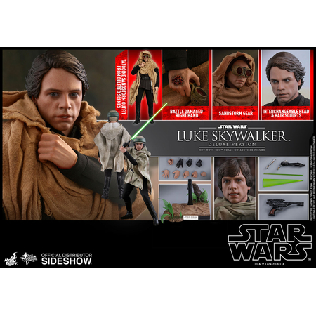 Luke Skywalker Endor VERSION DE LUXE Star Wars Épisode VI: Le Retour du jedi figurine 1:6 Hot Toys 903108 mms517