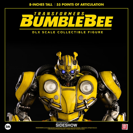 Bumblebee Échelle DLX Die-Cast Metal Film Bumblebee Figurine ThreeA Toys 904237 3Z0242