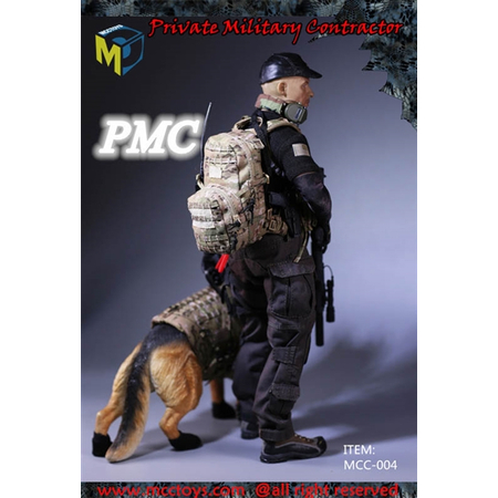 Private Military Contractor figurine avec chien 1:6 MCC Toys MCC-004