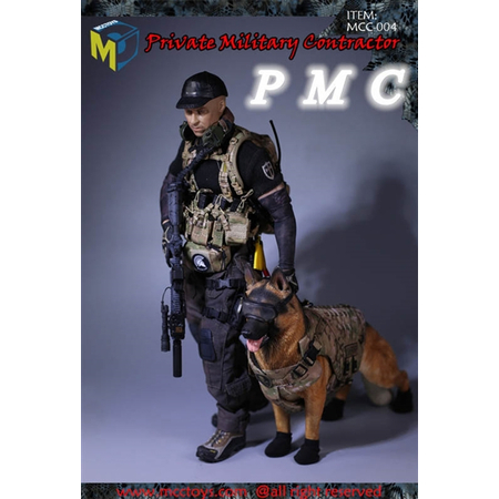 Private Military Contractor figurine avec chien 1:6 MCC Toys MCC-004