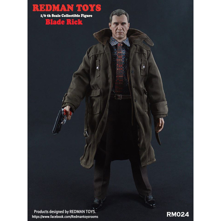 Blade Rick style Harrison Ford Blade Runner figurine 1:6 Redman Toys RM024