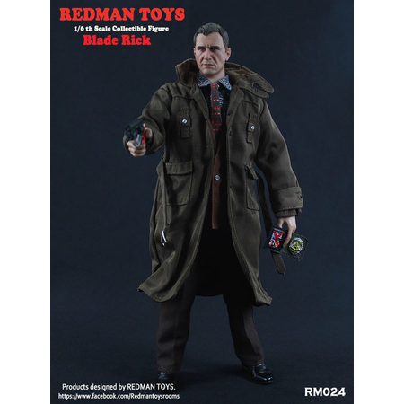 Blade Rick style Harrison Ford Blade Runner figurine 1:6 Redman Toys RM024
