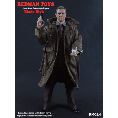 Blade Rick style Harrison Ford Blade Runner figurine 1:6 Redman Toys RM024Blade Rick style Harrison Ford Blade Runner figurine 1:6 Redman Toys RM024