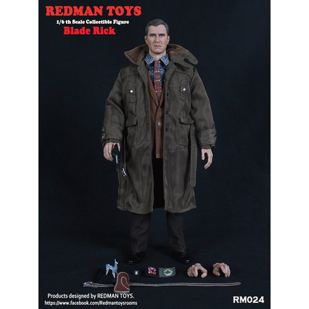 Blade Rick style Harrison Ford Blade Runner figurine 1:6 Redman Toys RM024