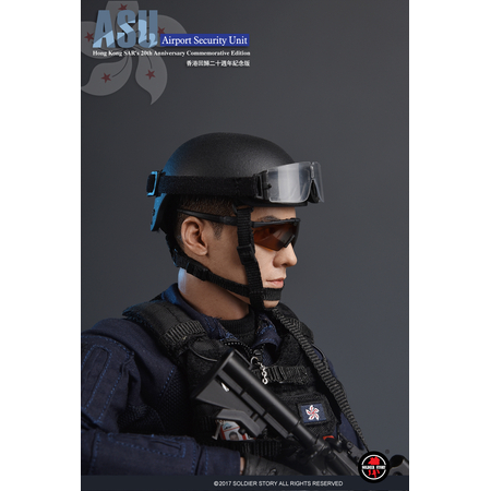 ASU Airport Security Édition Unité Hong Kong 20e Anniversaire figurine 1:6 Soldier Story SS103