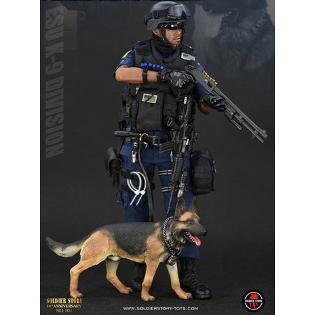 NYPD ESU K-9 DIVISION figurine 1:6 Soldier Story SS101