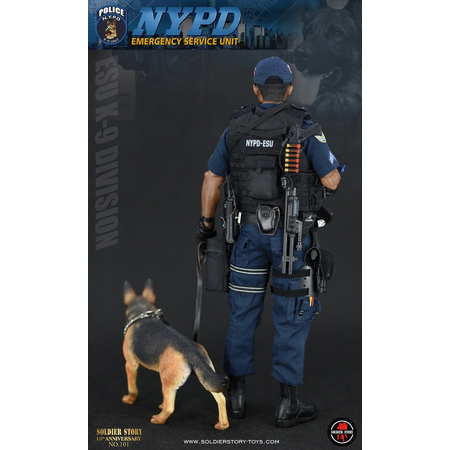 NYPD ESU K-9 DIVISION figurine 1:6 Soldier Story SS101