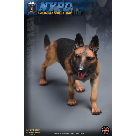 NYPD ESU K-9 DIVISION figurine 1:6 Soldier Story SS101