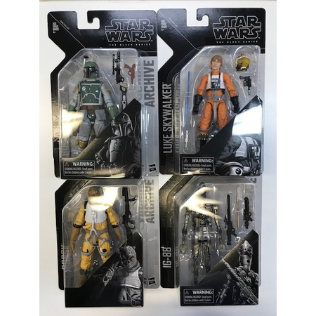 Star Wars The Black Series Archives 6-inch Wave 1 Set of 4 Figures